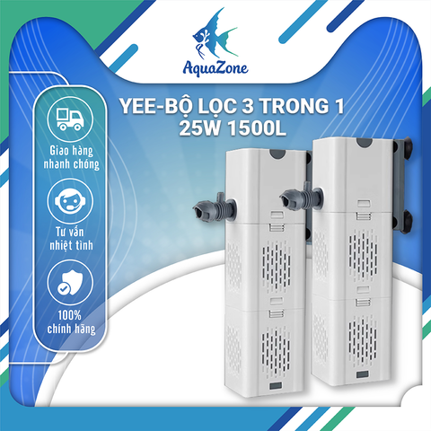 Máy bơm tích hợp lọc bể cá Yee 25W 1500L | Máy bơm chìm đa chức năng