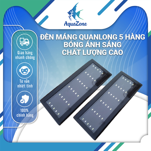 Đèn máng QUANLONG 5 hàng bóng ánh sáng chất lượng cao, tăng màu sắc cho cá QL