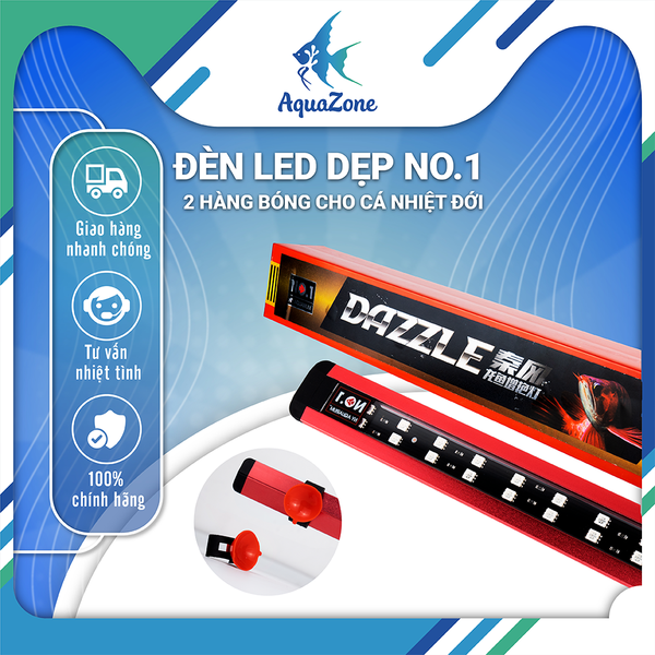 Đèn led NO1- đèn dẹp 2 hàng bóng cho cá nhiệt đới N804 cao cấp