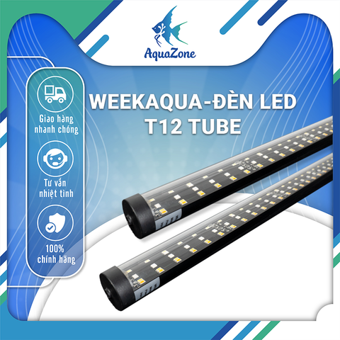 Đèn bể cá Week Aqua T12 TUBE hiệu chỉnh App tiện lợi với 18 chế độ màu sẵn đa dạng cho mọi loại cá