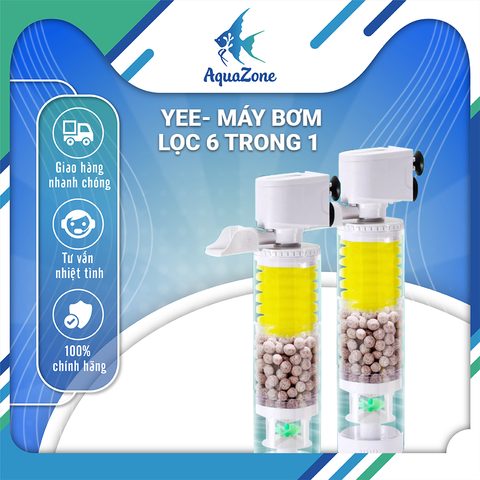 Máy Bơm Lọc Nước Bể Cá 6 Trong 1 YEE Đa Chức Năng 4w 20w 25w 35w