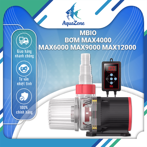 Bơm chìm, bơm nước bể cá MBIO MAX dùng bảng điều khiển hiện đại 4000 6000 9000 12000 tiết kiệm điện năng