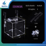 Lồng cách ly cá chuyên cách ly cá con có lỗ cho ăn, nhựa trong suốt, bền bỉ