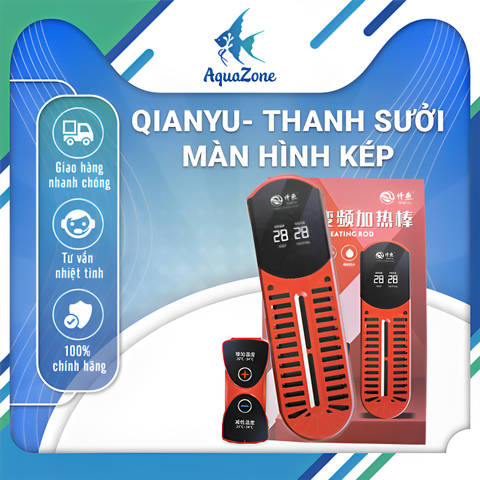 Sưởi Bể Cá QIANYU Màn Hình KépHiện Đại 300w 500w 800w 1000w