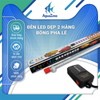 Đèn Led XML 2 hàng bóng - XML 2 hàng bóng pha lê đỏ/vàng - Đèn hỗ trợ lên màu cho cá Koi- cá rồng