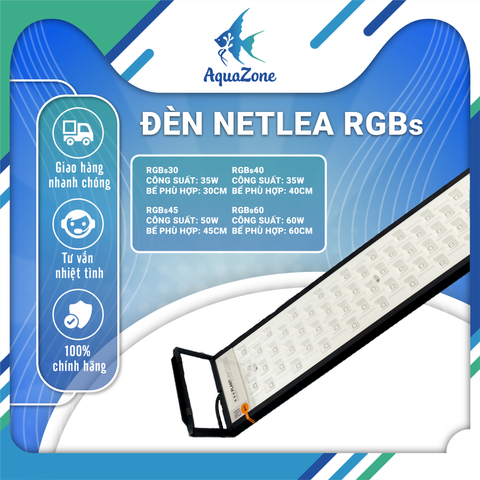 Đèn Netlea RGBs Cao Cấp Dành Cho Bể Cá Thủy Sinh