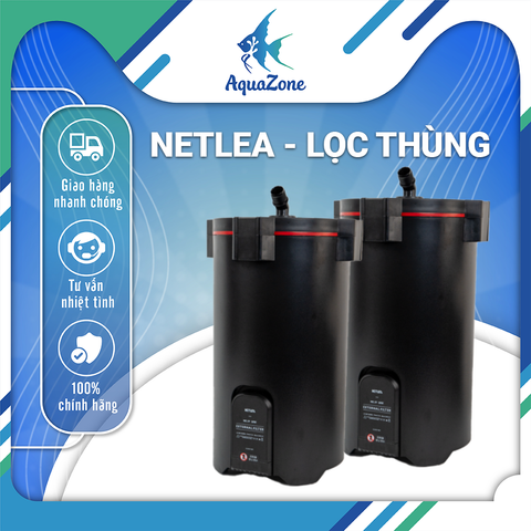 Lọc thùng Netlea NO1, NO2 cao cấp tích hợp sẵn bơm, có sẵn vật liệu lọc | Lọc thùng bể cá hiện đại, thế hệ mới
