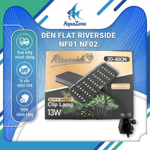 Đèn FLAT RIVERSIDE NF01 NF02 chuyên dụng cho hồ thủy sinh, hồ cá nhỏ và vừa
