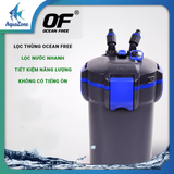 Lọc thùng bể cá OF sẵn vật liệu học (sứ lọc, bông lọc) với nhiều ngăn tiện lợi, yên tĩnh