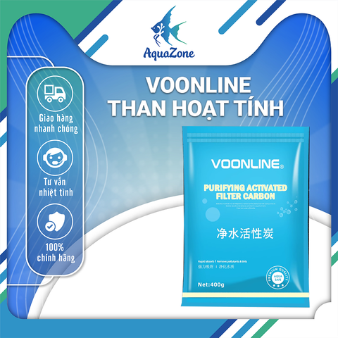 Than hoạt tính Voonline VL 284, vật liệu lọc nước hồ cá hiệu quả cao