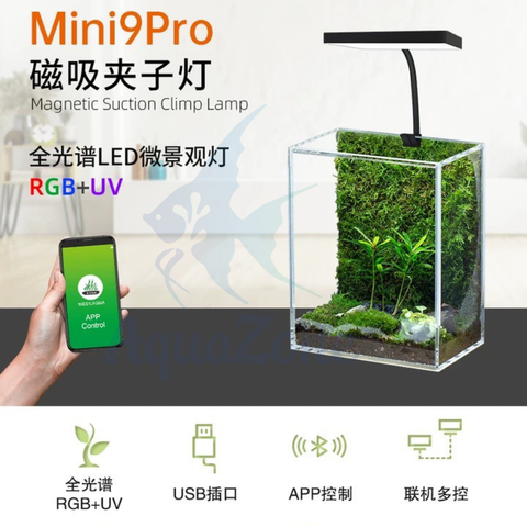 Đèn Thủy Sinh Week Mini 9 Pro Siêu Cấp Sáng