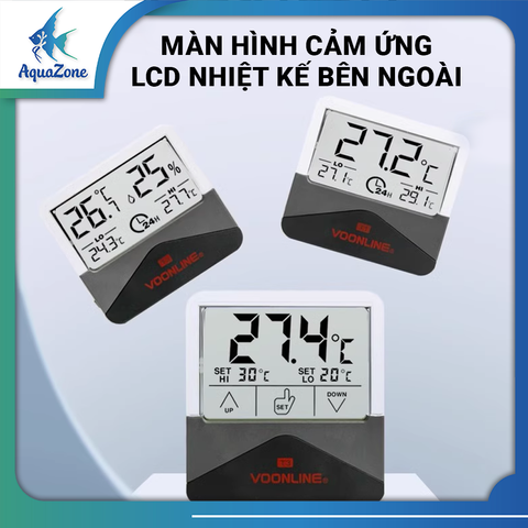 Nhiệt kế điện tử Voonline VLT3, nhiệt kế điện tử đo nhiệt độ bể cá