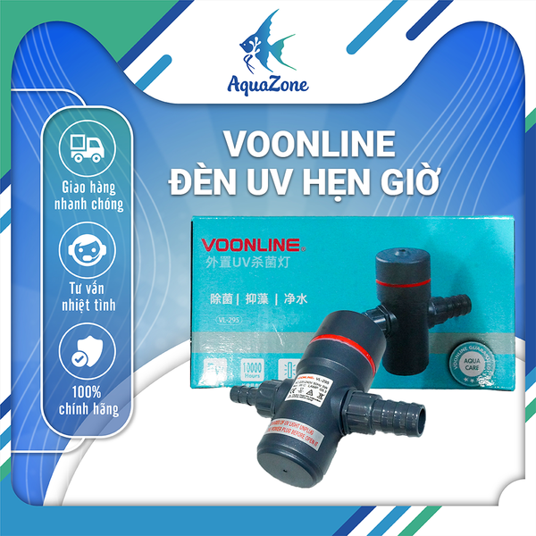 Đèn UV Voonline 5w hẹn giờ dành cho thùng lọc hoặc máy bơm kết hợp để bên trong hoặc ngoài tiện lợi