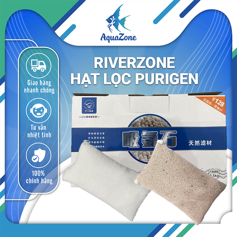 Hạt lọc Purigen Riverzone 1.8kg làm trong nước, khử mùi hôi, hạt lọc cải thiện chất lượng nước bể cá, bể thủy sinh