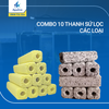 Combo 10 thanh Sứ lọc đủ loại - Vật liệu lọc hồ cá cảnh