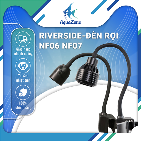 Đèn rọi bể cá Riverside NF06 NF07 3 màu trắng lạnh, trắng trung tính, trắng ấm tùy chỉnh tiêu cự, góc độ đèn