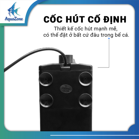 Lọc chìm Hidom TX600, lọc chìm kết hợp tạo sóng cho bể cá cảnh