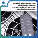 Quạt tản nhiệt Voonline kèm điều khiển thông minh 5 tốc độ dành cho bể thủy sinh
