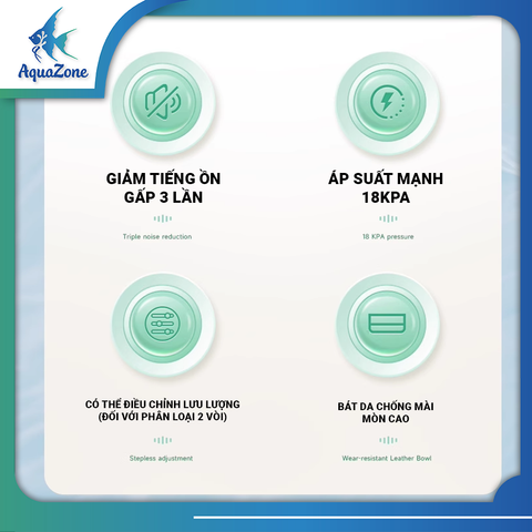 Máy sủi oxy núi lửa cao cấp YEE có sẵn dây sủi, đá sủi, máy sủi oxy siêu êm, tiết kiệm điện