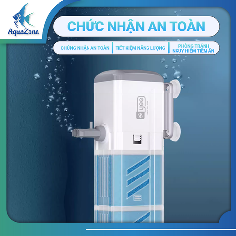 Máy lọc nước bể cá 4 trong 1 YEE  đa chức năng 6w 8w 12w