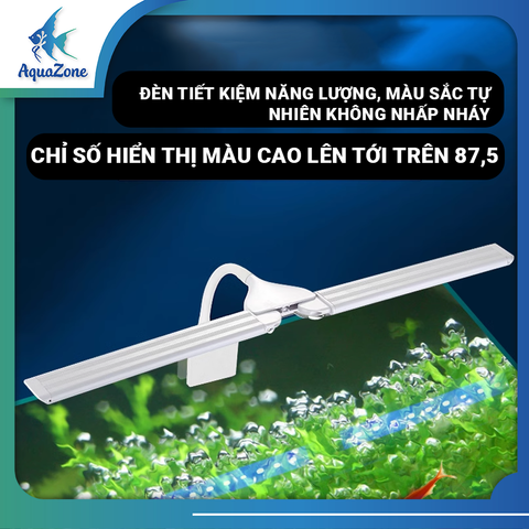 Đèn led kẹp đôi WRGB Riverzone dành cho bể cá thủy sinh thế hệ mới