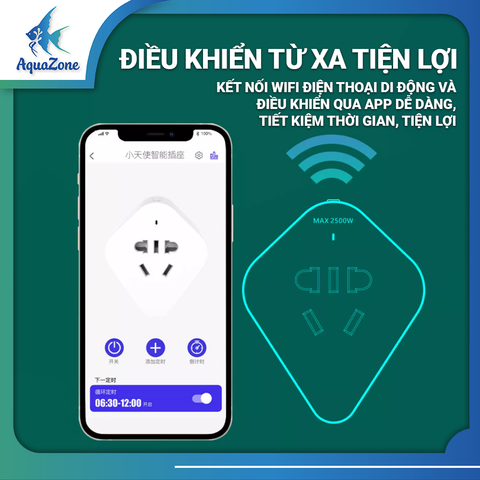 Ổ cắm wifi hẹn giờ qua App điện thoại Yijin P1B thông minh, dễ sử dụng