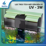 Lọc treo SEABILLION, lọc thác với ngăn lọc lớn, trang bị sẵn đèn UV diệt tảo, diệt khuẩn