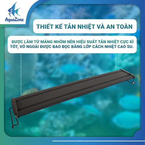 Đèn thủy sinh máng nhôm RHA H803 H805 H806 H808 H810 H812 WRGB