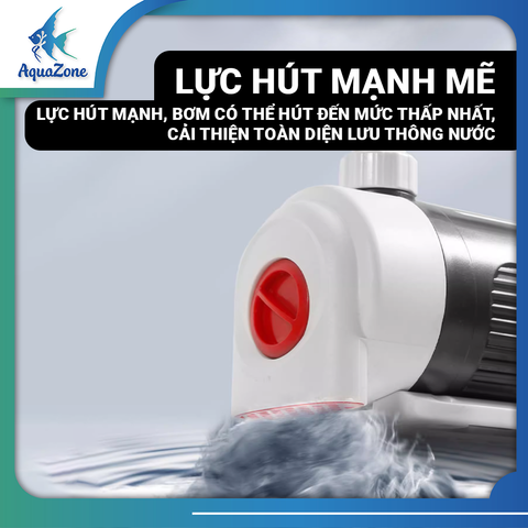 Máy bơm nước hồ cá MBIO DX lực bơm mạnh mẽ, bơm hút đáy bể cá có thể điều chỉnh lưu lượng