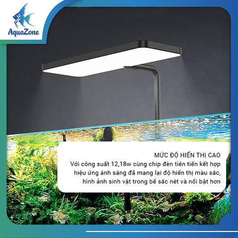 Đèn led Frok nano P2 mini/pro RGB siêu sáng, chip đèn công nghệ cao | đèn led bể cá thuỷ sinh đỏ cá không đỏ nước