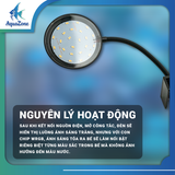 Đèn led kẹp tròn XML O101Q, 0102Q, O103Q hệ WRGB dành cho bể thủy sinh, bể cá nhỏ và vừa