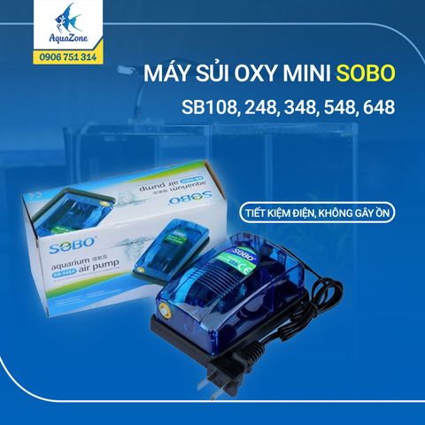 Máy Sủi Oxy Sobo (SB-248A, SB-348A) - Thiết bị sủi giá rẻ!