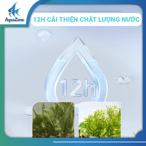 Lọc treo bể cá Yee 4w 5w có sẵn bông lọc phù hợp cho bể 50cm