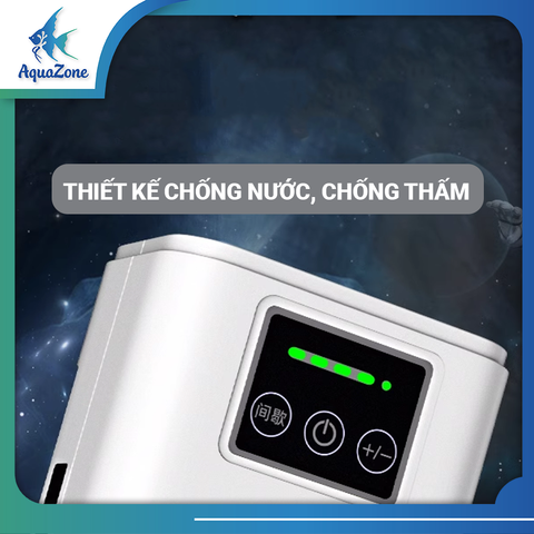 Máy sủi oxy tích điện siêu êm YEE S100A/B 1 vòi S200A/B 2 vòi dành cho bể cá