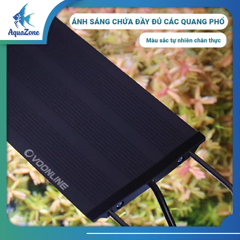 Đèn thủy sinh Voonline WRGB ánh sáng chân thực cho bể thủy sinh, bể cá