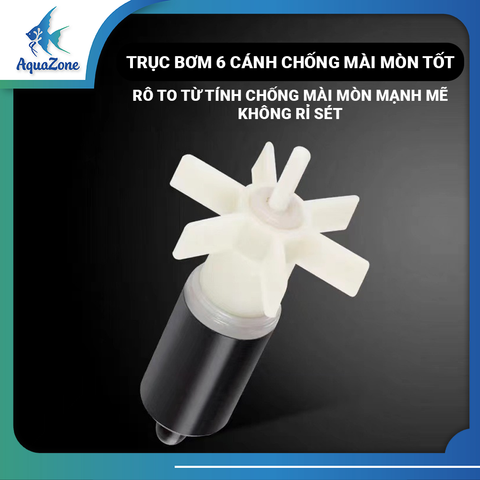 Bơm chìm hồ cá Riverzone cao cấp, hiệu suất bơm mạnh mẽ  3w đến 40w