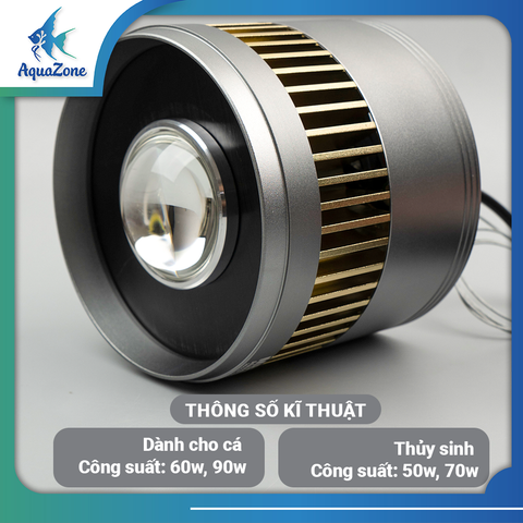 Đèn lon MBIO dành cho bể thủy sinh, bể cá đỏ cá không đỏ nước ánh sáng mạnh, siêu đẹp