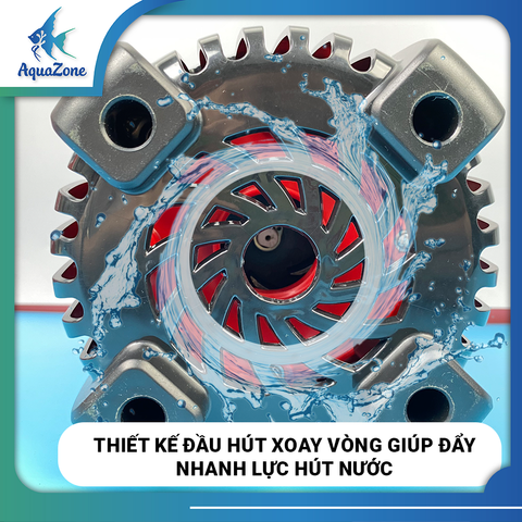 Bơm tạt dành cho hồ cá Koi Qianyu, lực bơm mạnh mẽ, tiết kiệm điện năng