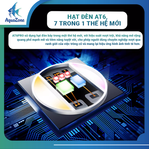 Đèn Netlea AT6 Pro Rgb Led 7in1 Dành Cho Bể Cá Thủy Sinh