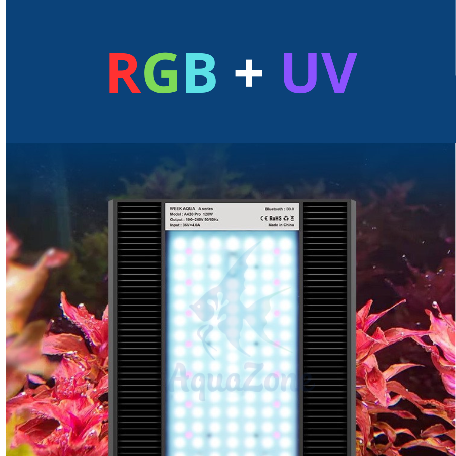 Week Aqua A Series RGB-UV LED – The Aquascape Shop WEEK AQUA A430