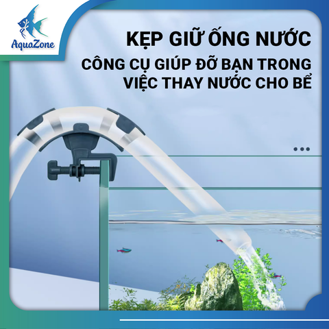 Kẹp ống nước Voonline, độ kẹp ống nước hỗ trợ vệ sinh bể cá, bể thủy sinh