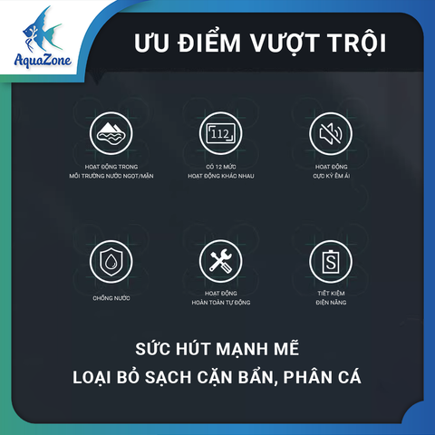 Máy bơm bể cá Hidom AC Pump WAP-3800 - WAP-6000, bơm chìm thay đổi tần số có bảng điều khiển