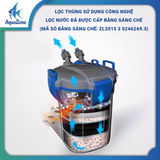 Lọc thùng bể cá OF sẵn vật liệu học (sứ lọc, bông lọc) với nhiều ngăn tiện lợi, yên tĩnh