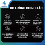 Nhiệt kế điện tử Cherlam màn hình LCD hiện đại có thể chuyển đổi độ C độ F, tặng pin