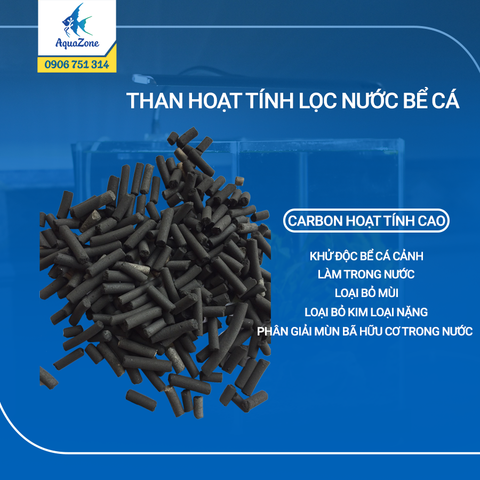 THAN HOẠT TÍNH LỌC NƯỚC BỂ CÁ