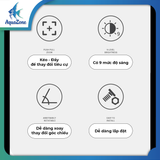 Đèn rọi Mini VOONLINE điều chỉnh tiêu cự sẵn công tắc điều khiển với 9 cấp độ