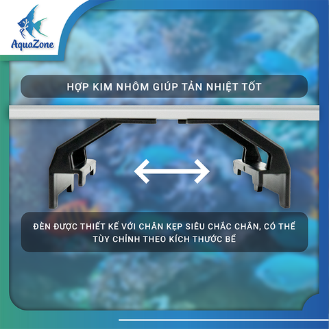 Đèn led máng nhôm RHA T200 T300 T350 T400 T450 T600 T75 T900 T1200 siêu sáng dành cho bể thủy sinh, bể cá