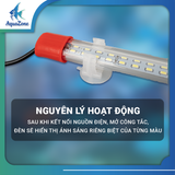 Đèn Led XML 2 hàng bóng - XML 2 hàng bóng pha lê đỏ/vàng - Đèn hỗ trợ lên màu cho cá Koi- cá rồng