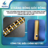 Đèn led 4 hàng bóng góc rộng Riverzone RQH thế hệ mới đỏ cá không đỏ nước dành cho cá rồng, két, koi, cá chép sư tử
