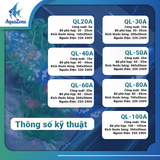 Đèn máng QuanLong  (QL) siêu sáng làm nổi bật màu cây | Đèn máng trắng xanh hoặc chuyển đổi 3 màu WRGB dành cho bể thủy sinh